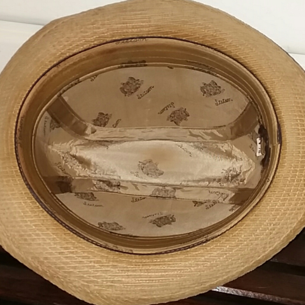 Vintage Stetson Tan Corduroy Fedora with Feathers - Picture 7 of 8